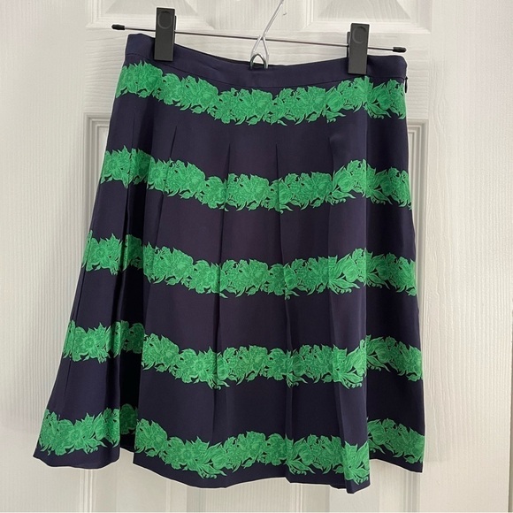 J. Crew striped beanstalk mini skirt- Size 00 - Picture 1 of 5